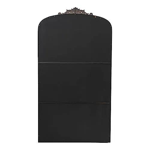 Arch Mirror wall decor in black with ornate bronze top by Unique Piece Furniture on Tampa Home & Garden Store