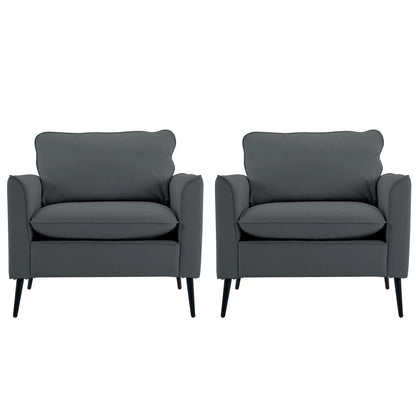 Nordic Retro Light Upholstered Sofa Chair