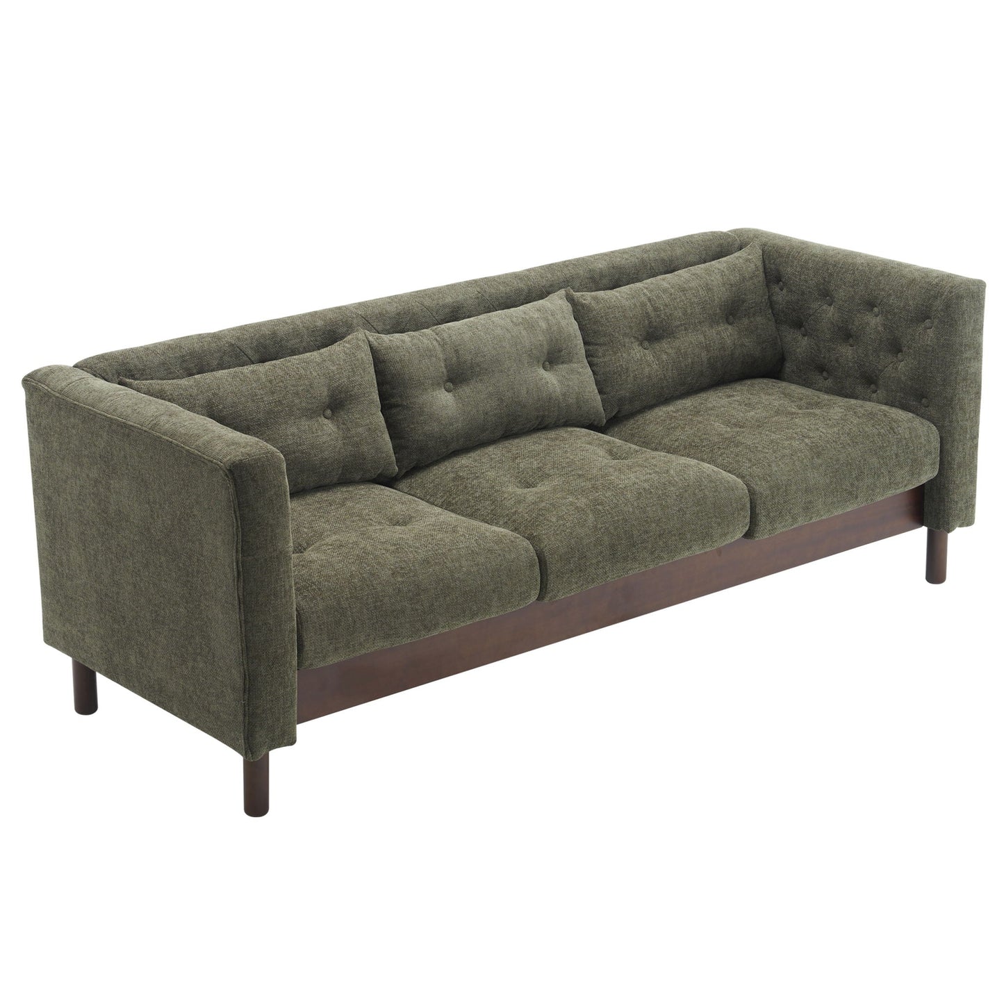 Luxurious Tufted Upholstered Living Room Sofa