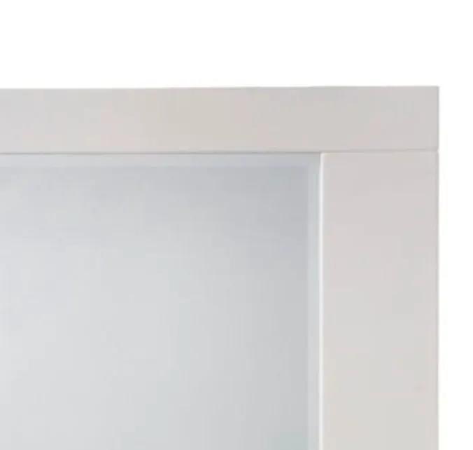 Naima II High Gloss Wall Mirror White Frame