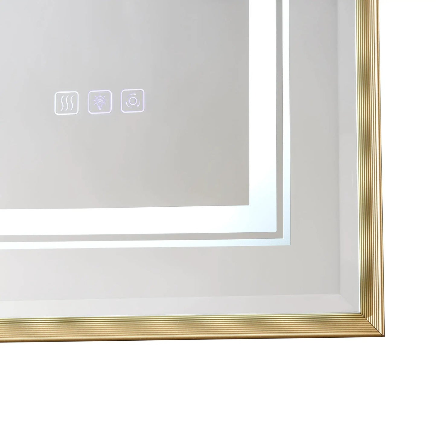 Led Beveled Front and Backlit Mirror for Bathroom