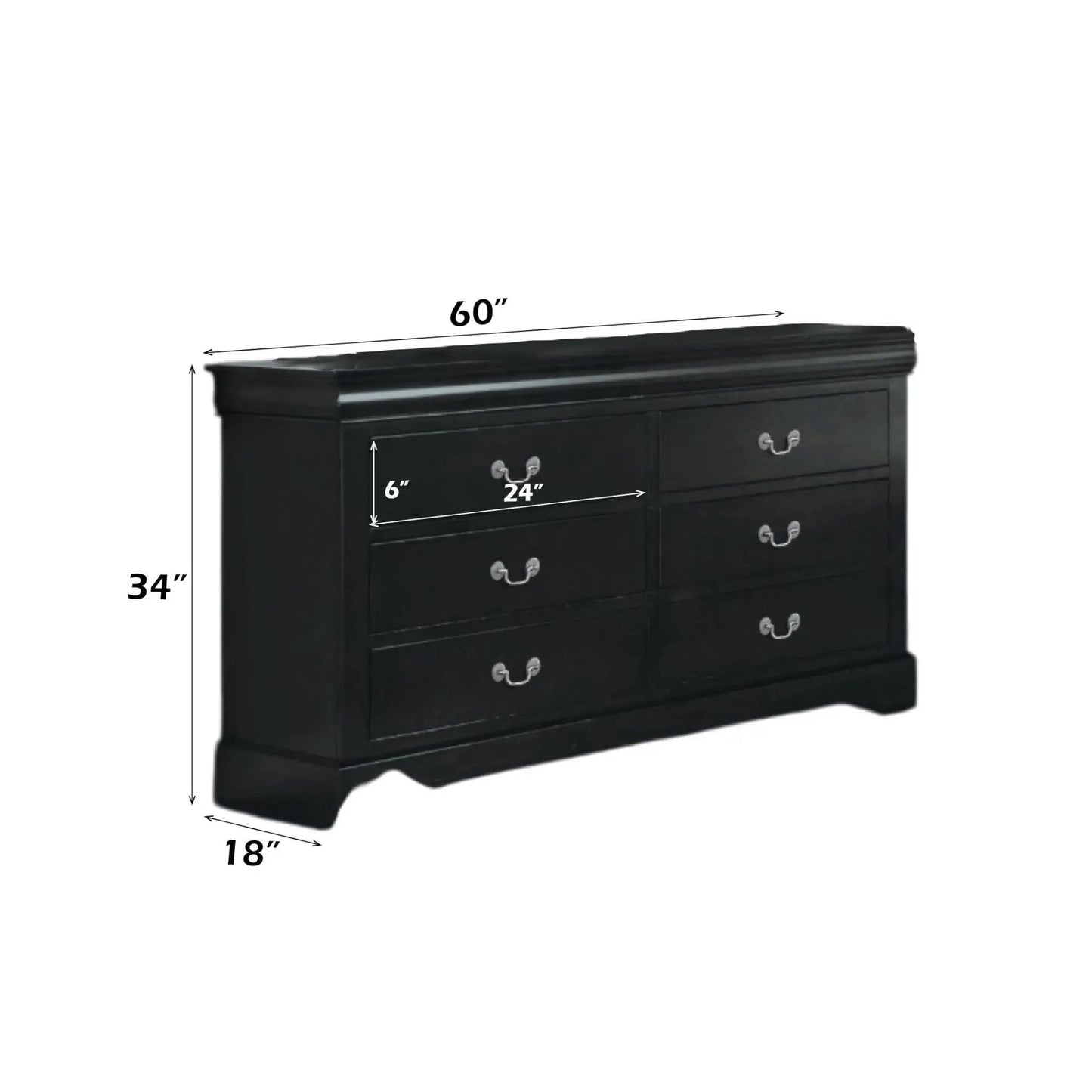 Louis Philippe III Dresser Durable Construction