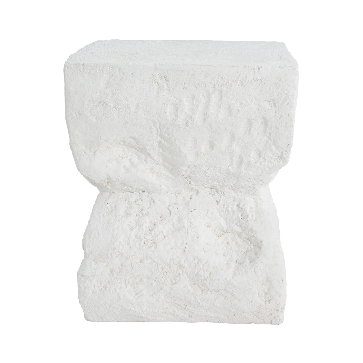 Cleo Outdoor Patio Side Table MGO white minimalist design HouseOfZazla on Tampa Home & Garden Store