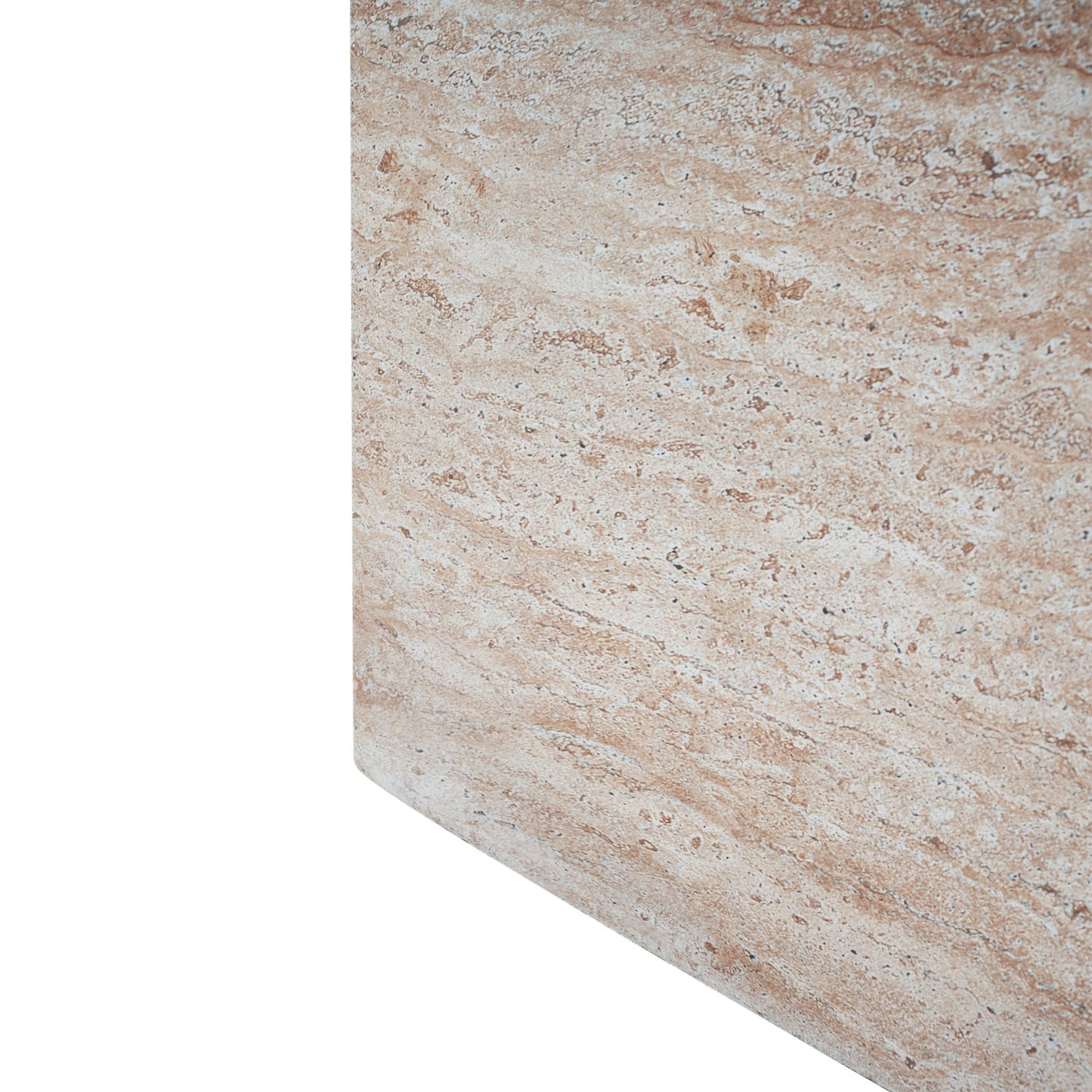 Outdoor indoor square lightweight side table beige textured surface HouseOfZazla on Tampa Home & Garden Store