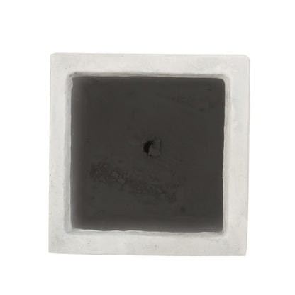 Modern Outdoor Planter concrete square planter by HouseOfZazla with dark soil interior on Tampa Home & Garden Store