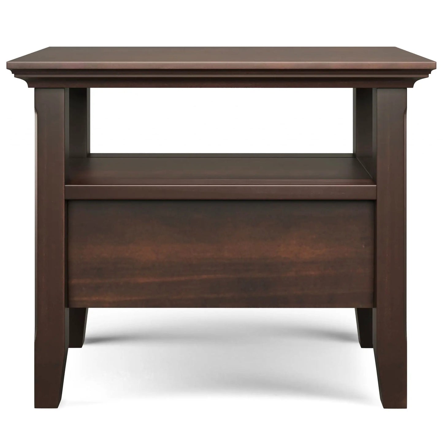 Acadian end table with drawer in dark espresso wood finish by Unique Piece Furniture on Tampa Home & Garden Store