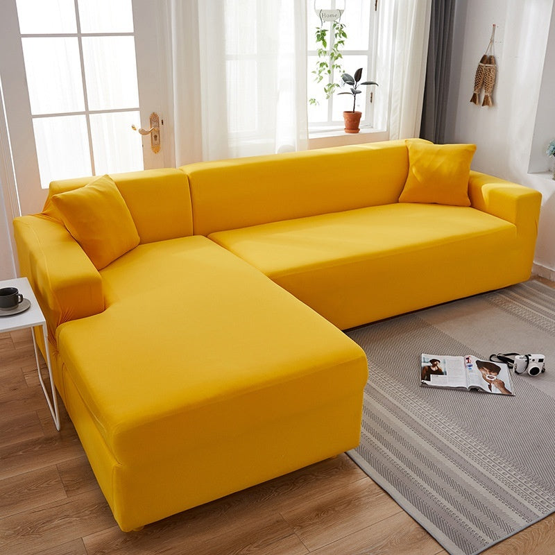 Nordic Imperial Concubine sofa cover set, bright yellow elastic fabric by Sell My Stuff on Tampa Home & Garden Store