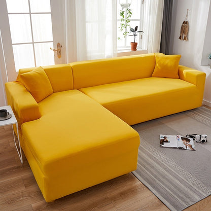 Nordic Imperial Concubine sofa cover set, bright yellow elastic fabric by Sell My Stuff on Tampa Home & Garden Store