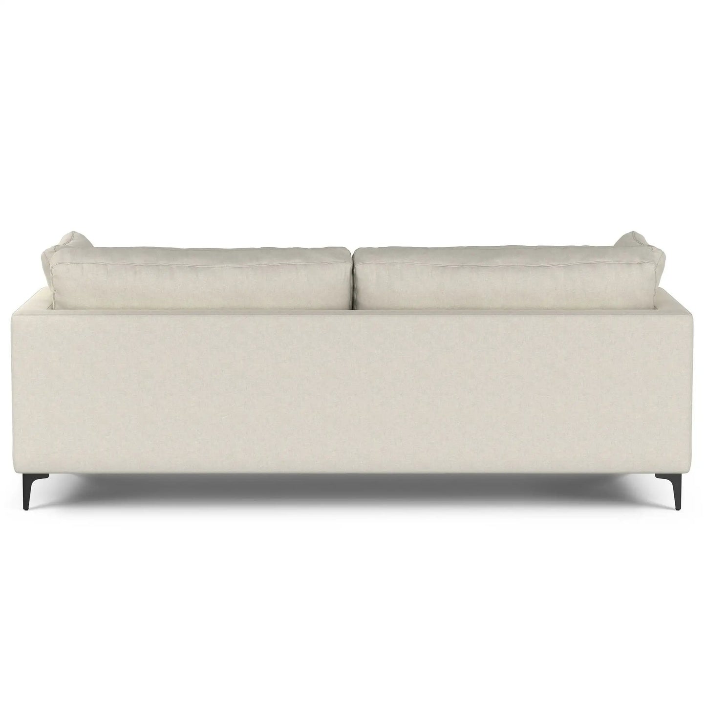 Ava upholstered sofa in beige fabric with back cushions by Unique Piece Furniture on Tampa Home & Garden Store