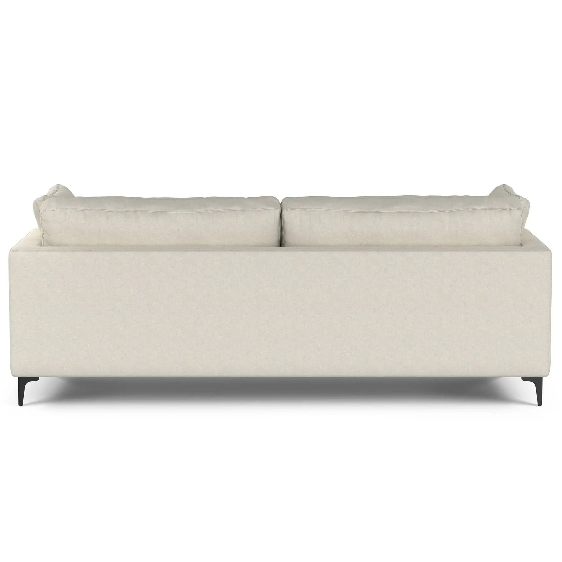 Ava upholstered sofa in beige fabric with back cushions by Unique Piece Furniture on Tampa Home & Garden Store