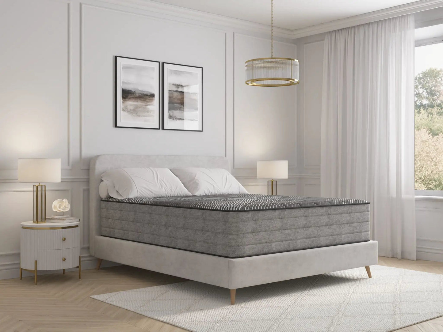 Pure Ice 14 Inch Lux Firm Quilted Mattress