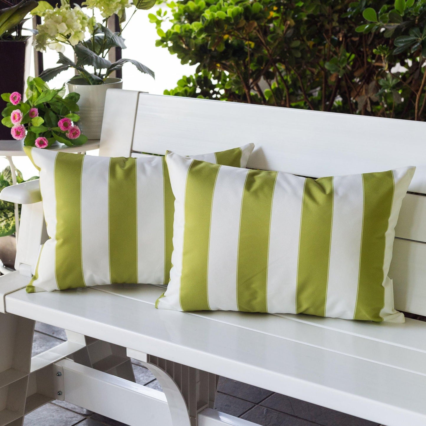 Horizon Stripe Pillow For Indoor And Outdoor Use