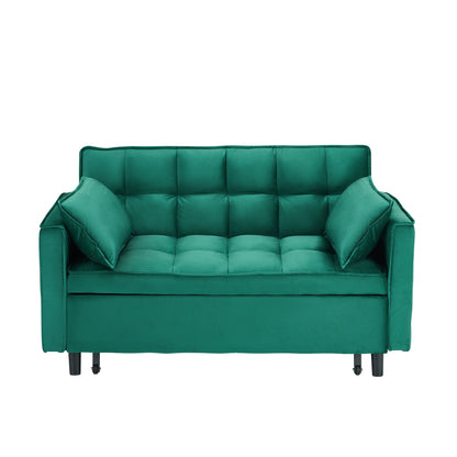Large 3 In 1 Sofa Bed and Velvet Living Room