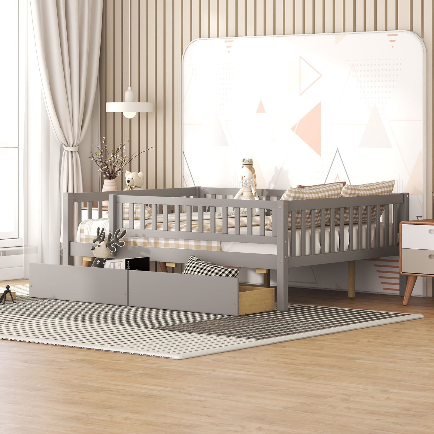 Multi Functional Wooden Daybed and Bedroom