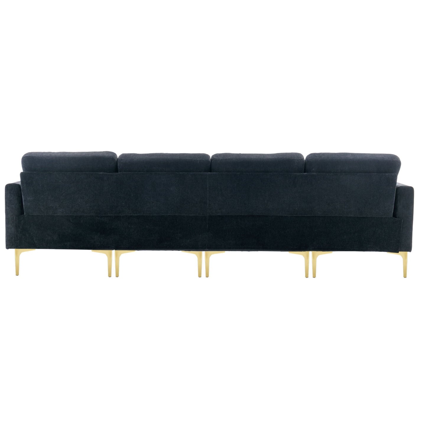 Modern Convertible Sectional Sofa and Ottoman