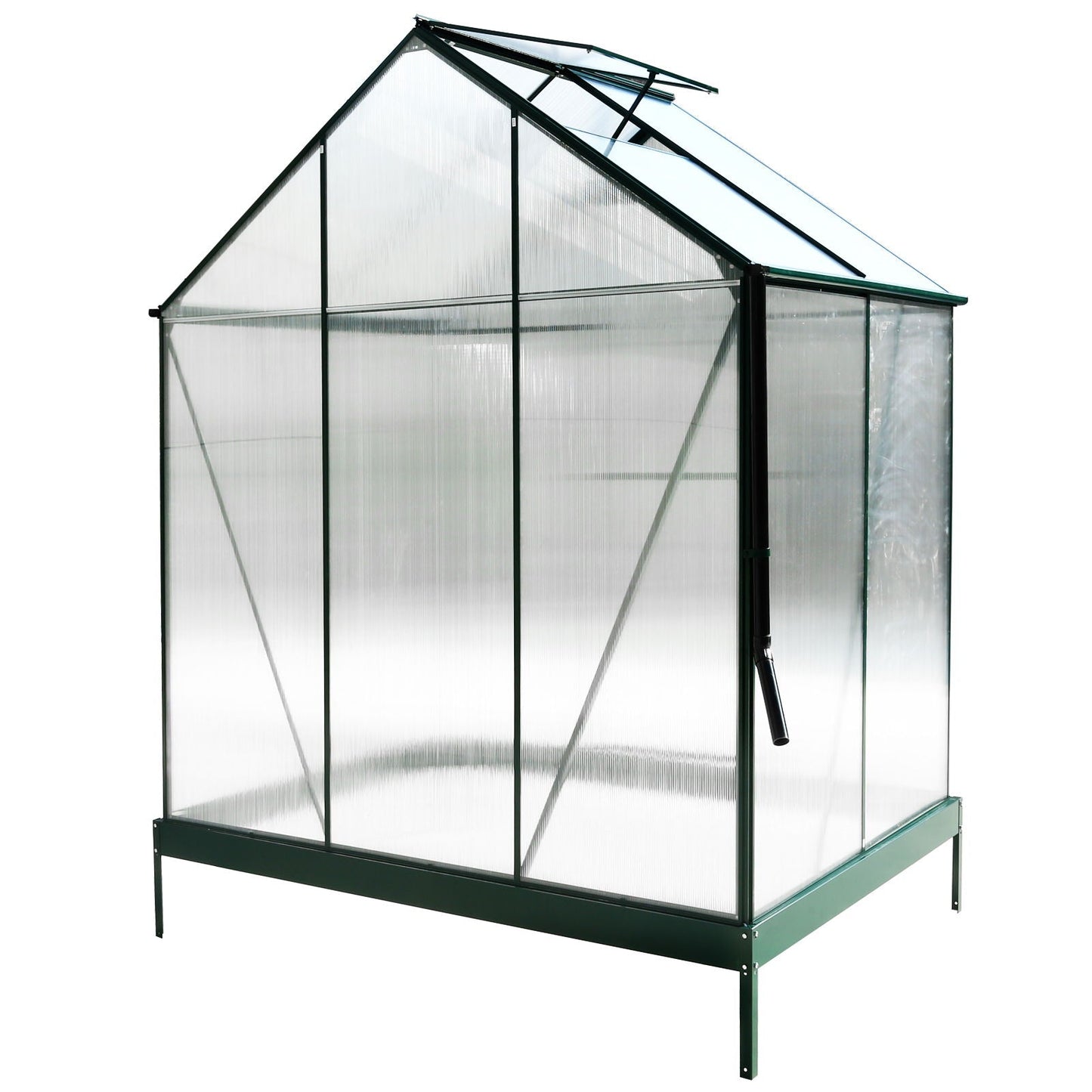 Heavy Duty Polycarbonate Greenhouse Kit and Door