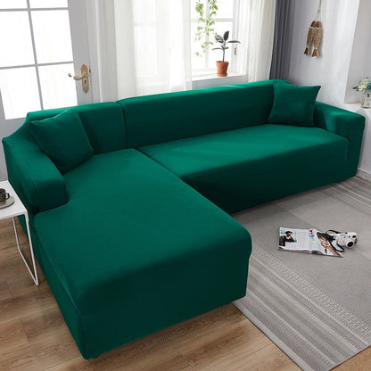 Nordic Imperial sofa cover set emerald green universal elastic fit on Tampa Home & Garden Store