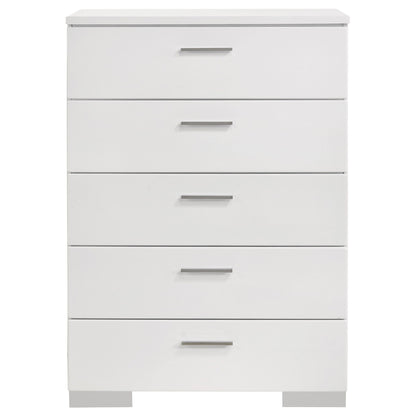 August Queen Panel Bedroom Set and LED Lights