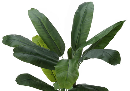 Artificial banana plant, 55in tall, floor decor with broad green leaves, Unique Piece Furniture on Tampa Home & Garden Store