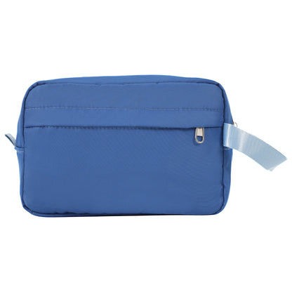Blue 2-piece HouseOfZazla luggage set bag with durable fabric and light blue strap on Tampa Home & Garden Store