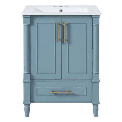 Bathroom Vanity With Ornate French Cylinder Legs