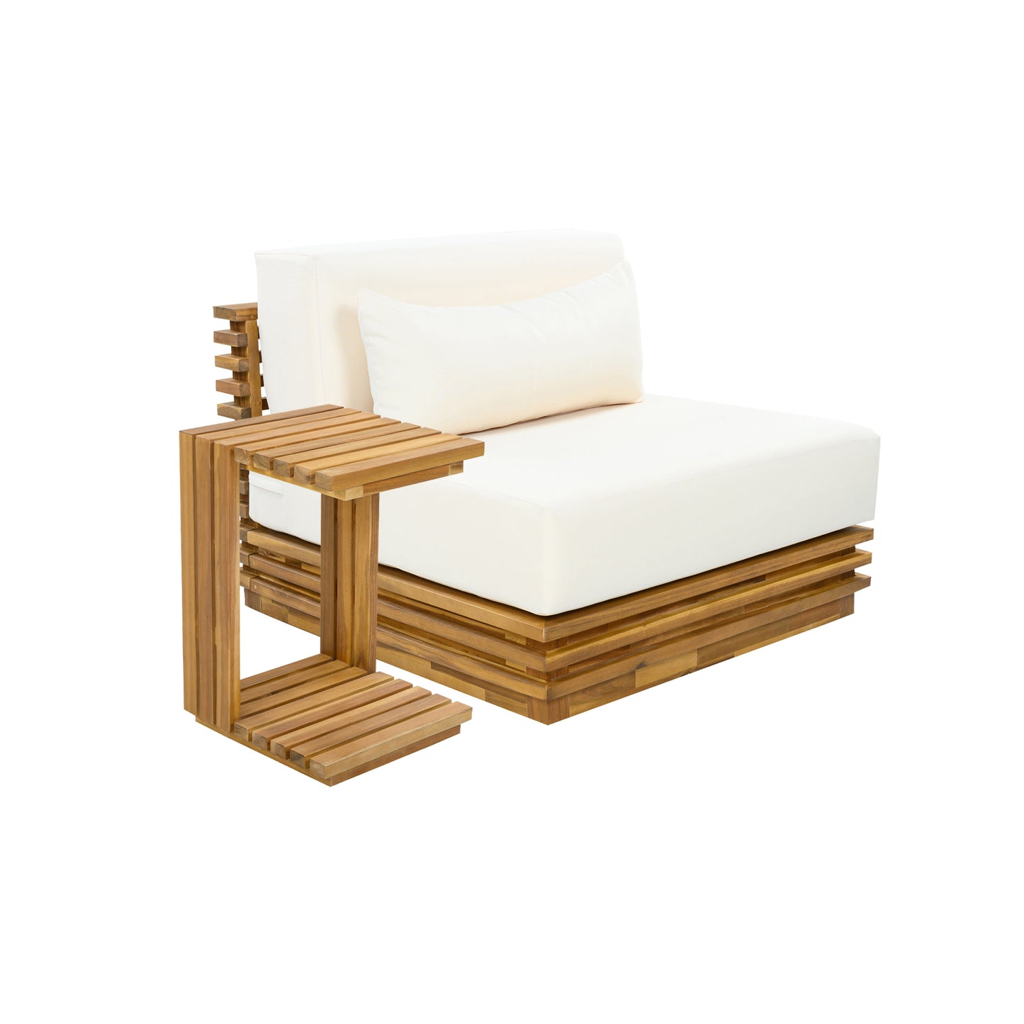 Two Piece Outdoor Chat Set With Chair and Table