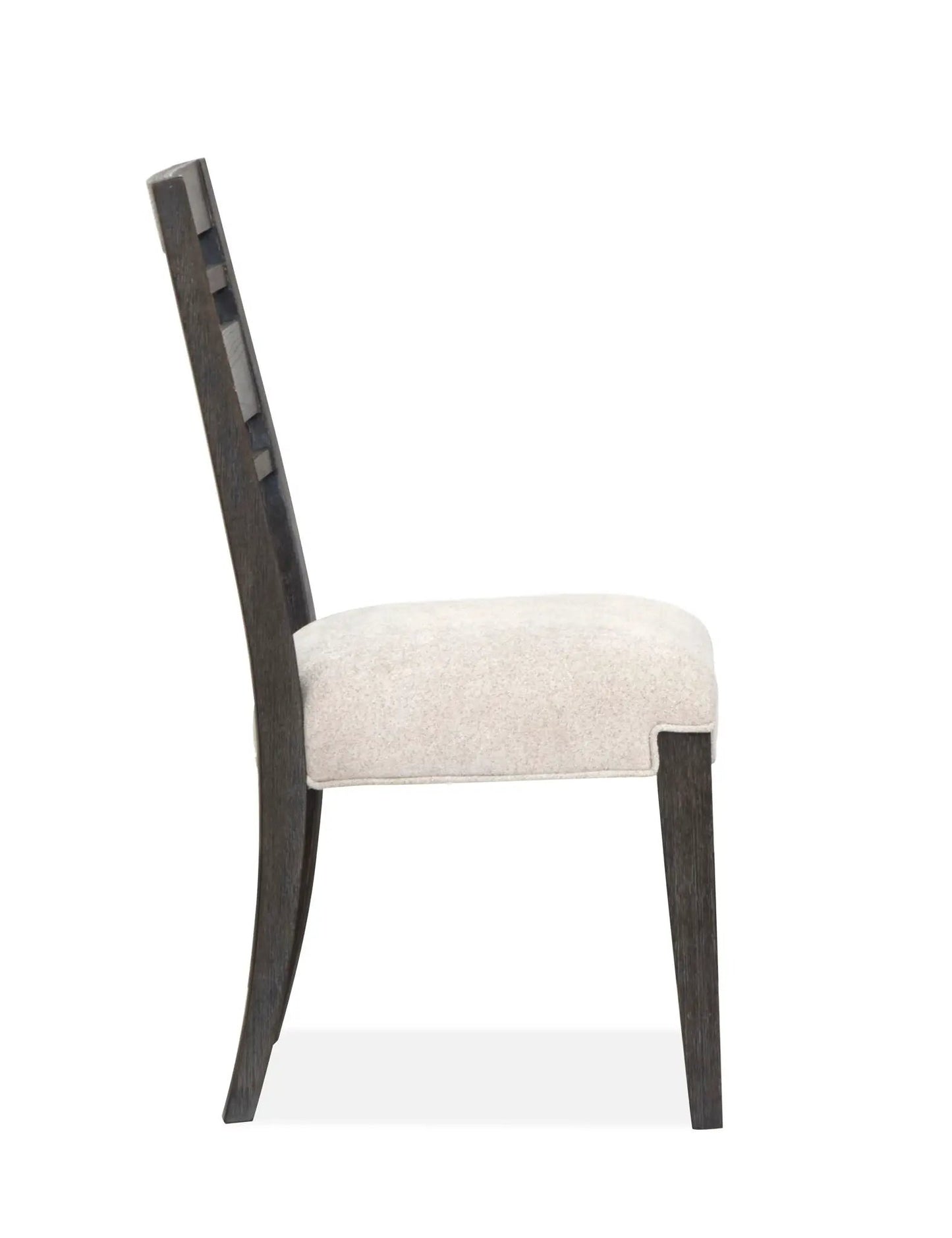 Plum Creek Upholstered Side Chair With Wood Back