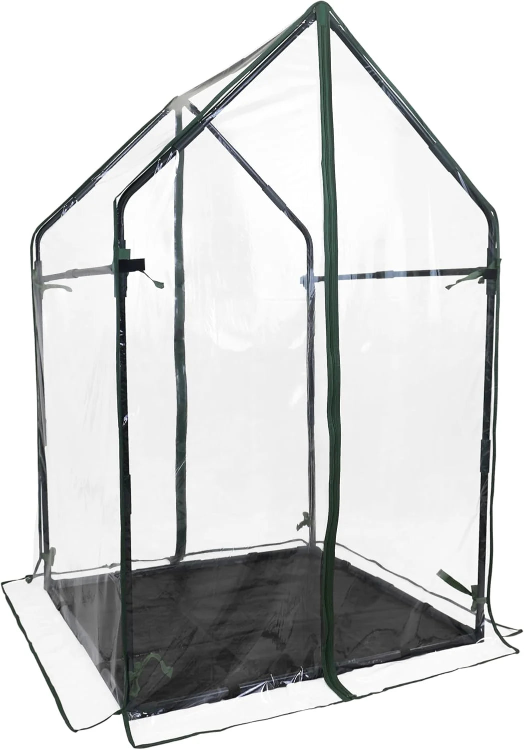 Cedar raised garden bed kit with clear greenhouse cover Timberlane Gardens on Tampa Home & Garden Store
