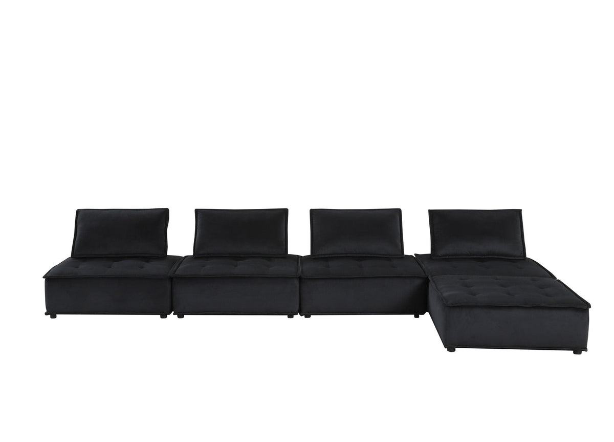 Modern Anna Tufted Modular Sofa And The Comfort