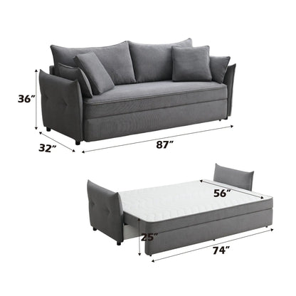 Irina Pull Out Sleep Sofa With Storage Unit