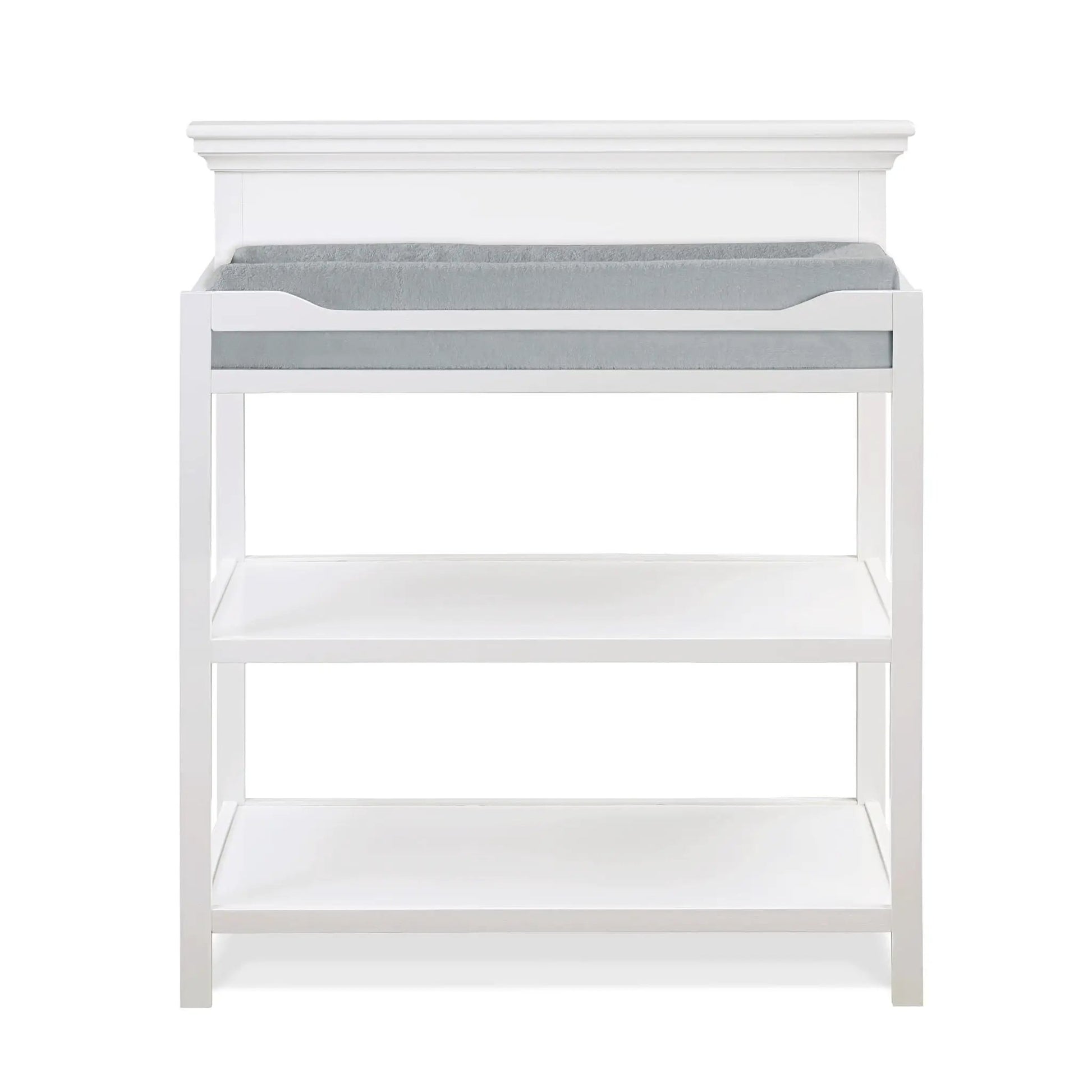 Universal Changing Table white wood with grey changing pad by Unique Piece Furniture on Tampa Home & Garden Store