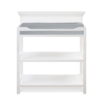 Universal Changing Table white wood with grey changing pad by Unique Piece Furniture on Tampa Home & Garden Store