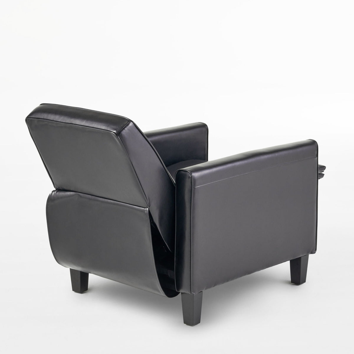 Upholstered Push Back Recliner Chair and Lounge