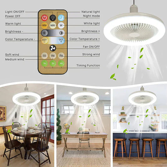 Versatile Low Profile Ceiling Fan with LED Light & Remote Control | Space-Saving Design for Enhanced Home Comfort - Tampa Home & Garden Store