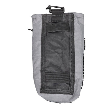 Cell phone pouch for backpack shoulder strap with zipper, gray, Hilltop Packs LLC on Tampa Home & Garden Store