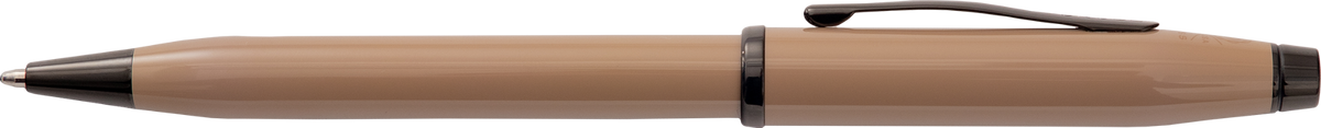 Century II Earthy Beige ballpoint pen by A.T. Cross with black clip on Tampa Home & Garden Store