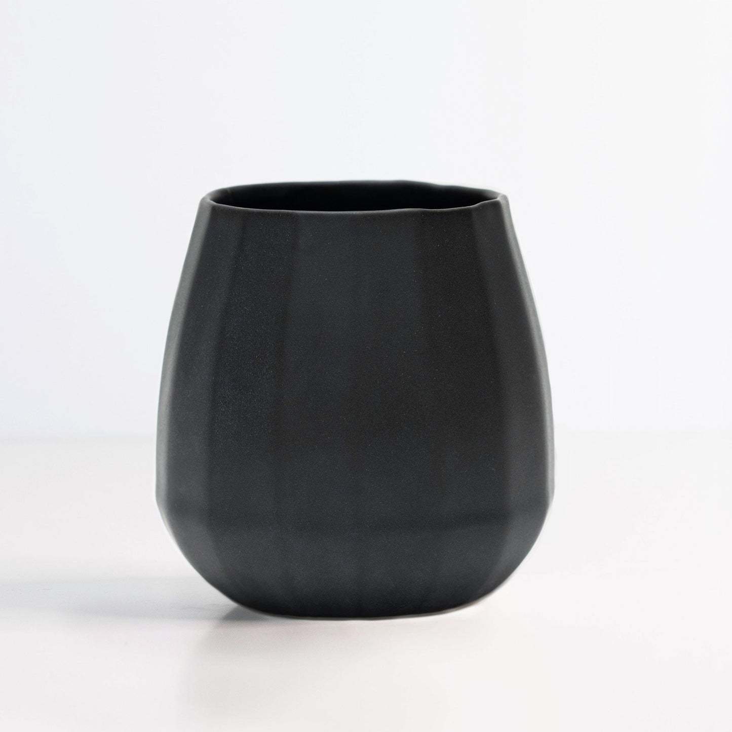 Ceramic Stemless Wine Glasses Set of Two