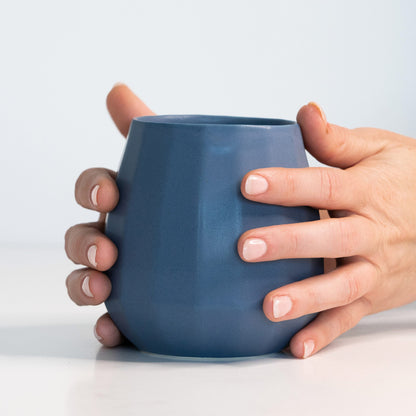 Ceramic Stemless Wine Glasses Set of Two