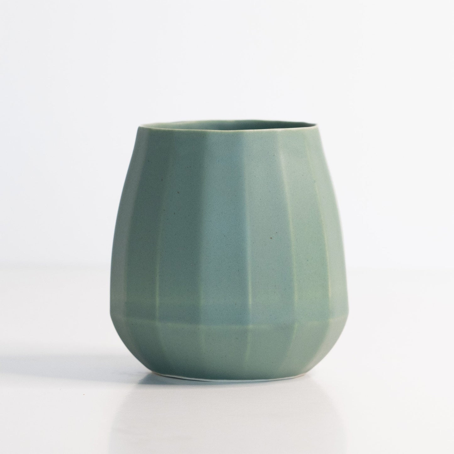 Ceramic Stemless Wine Glasses Set of Two