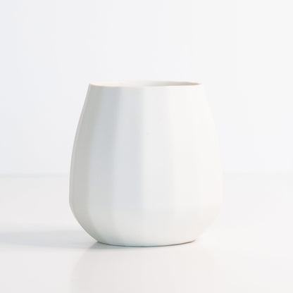 Ceramic Stemless Wine Glasses Set of Two