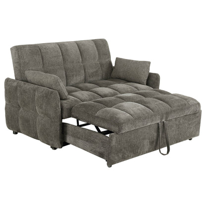Alvara Tufted Pull Out Sofa With Memory Foam