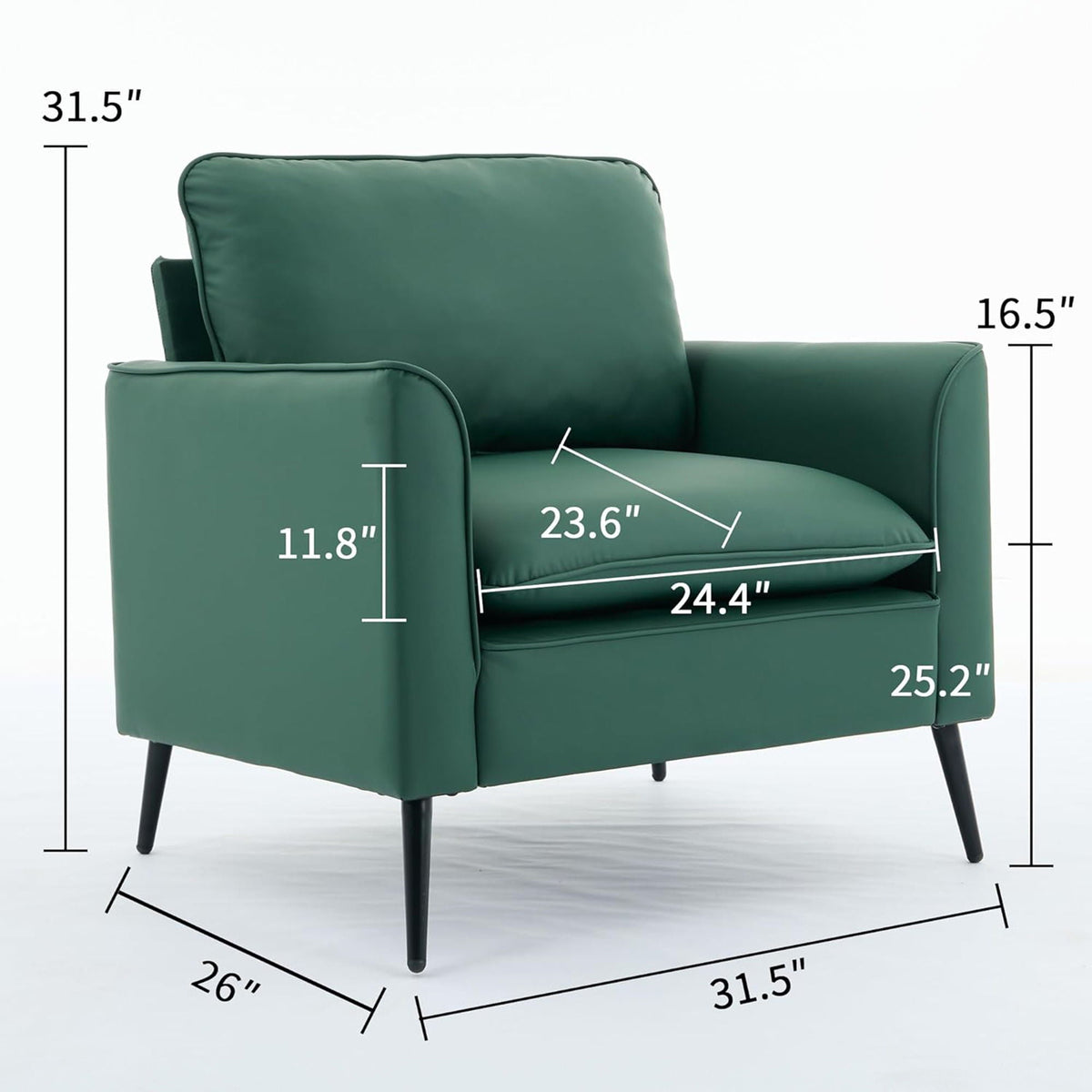 Nordic and Elegant Upholstered Sofa Chair