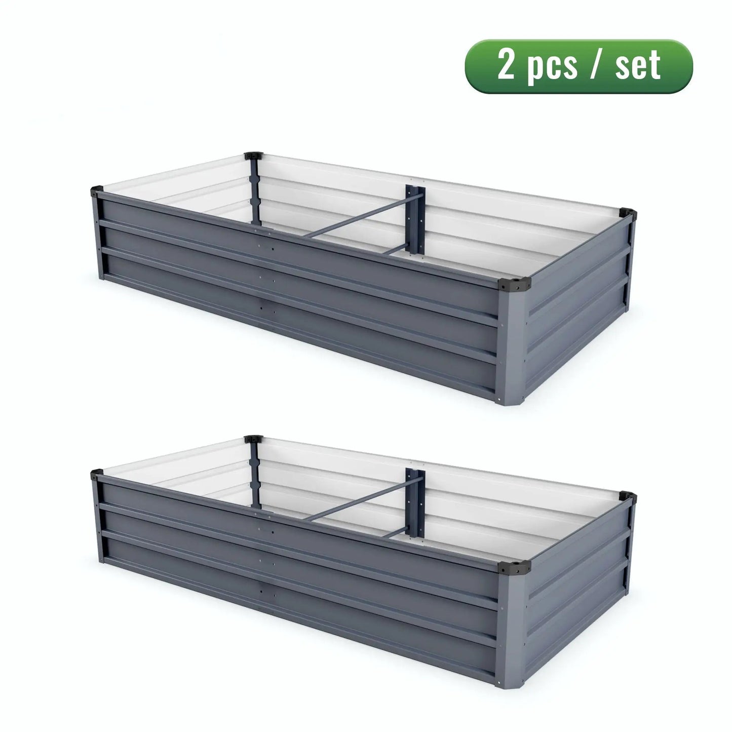 Large Garden Bed for Outdoor Steel Construction
