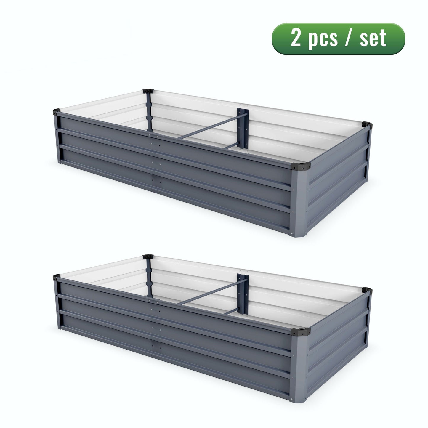 Sturdy Outdoor Garden Bed and Coated Steel Frame