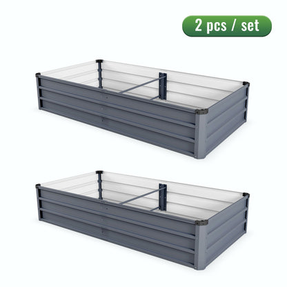 Sturdy Outdoor Garden Bed and Coated Steel Frame