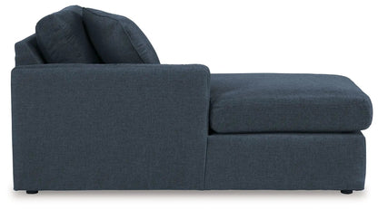 Modmax Sectional Ink chaise in dark blue fabric by Unique Piece Furniture on Tampa Home & Garden Store
