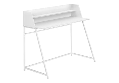 Marble Look Computer Desk for Home Office