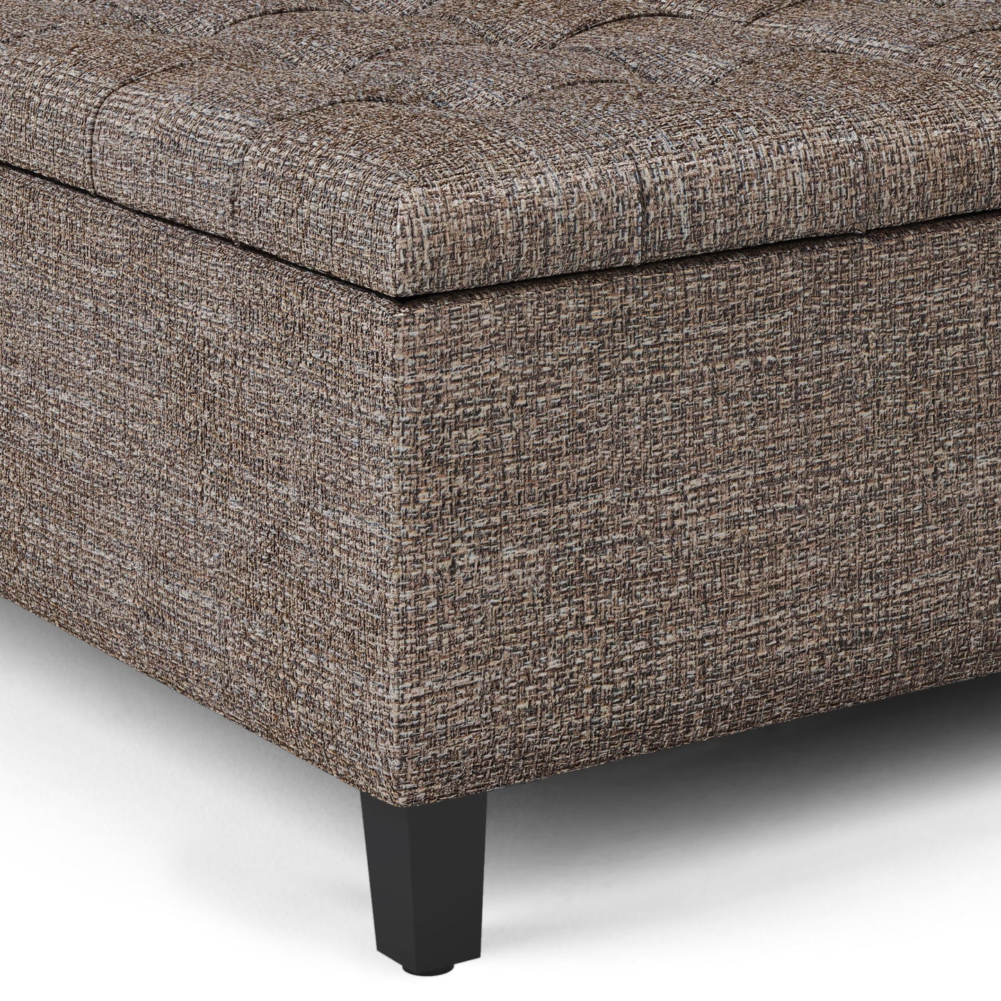 Harrison Upholstered Coffee Table Storage Ottoman