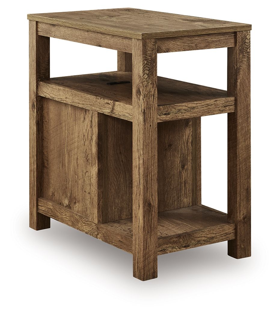 Fendenmore Chair Side End Table With USB Ports