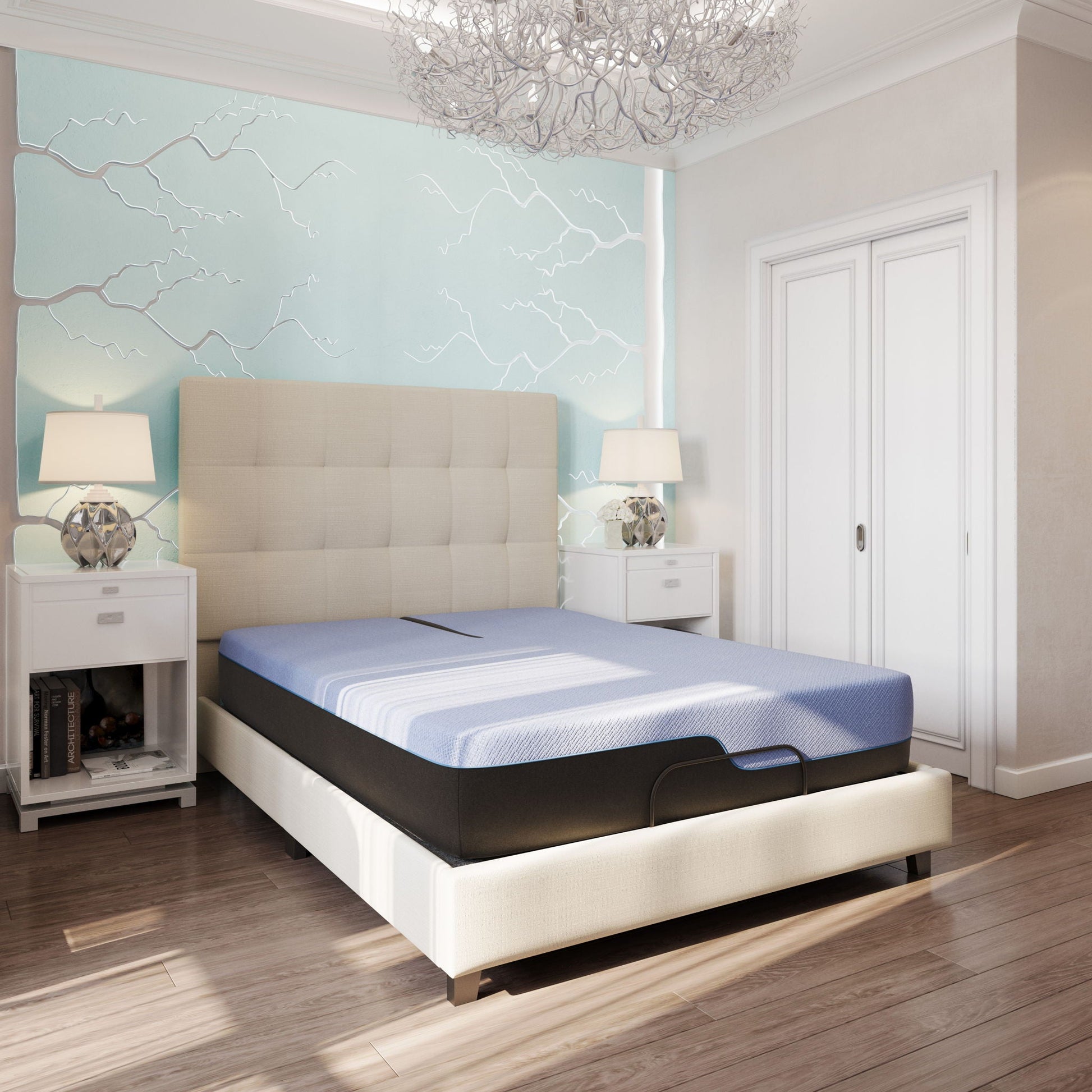 12in Refresh Flex Head Hybrid Cooling GelCare Memory Foam And Coil Mattress HouseOfZazla on Tampa Home & Garden Store
